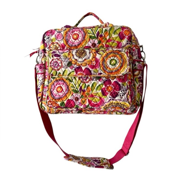 Vera Bradley Handbags - Vera Bradley Pink Floral Shoulder Bag / Tote